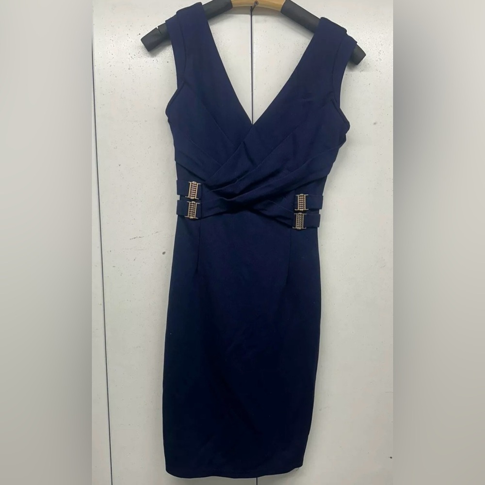 Blue Lipsy London Mini Dress Size 4